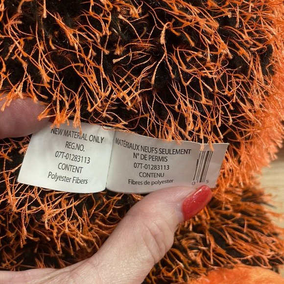 Kellytoy Large Gorilla Plush Sugar Loaf Monkey Orange Black 2016 Stuffed Animal - Picture 7 of 10